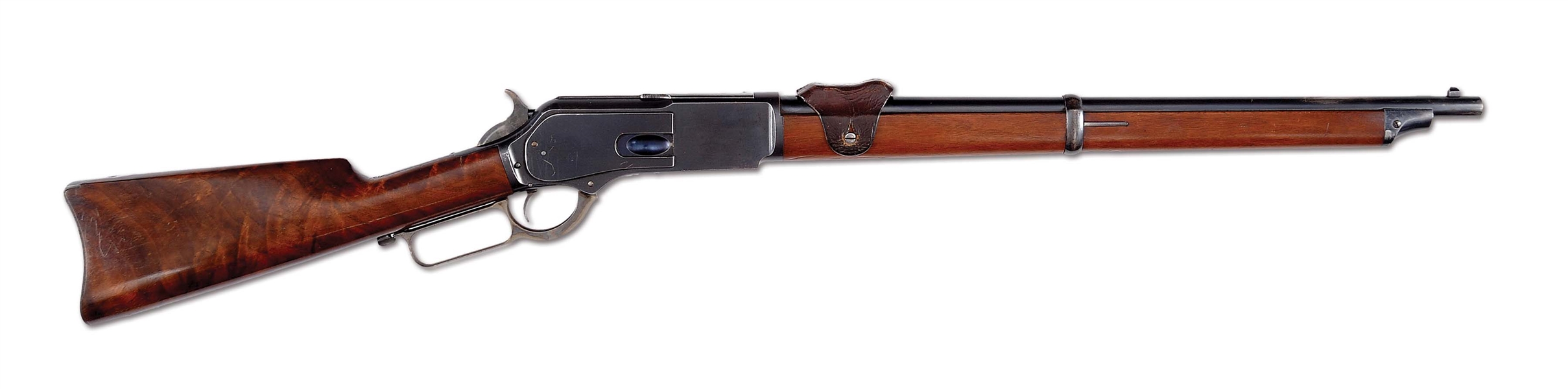 (A) OUTSTANDING WINCHESTER MODEL 1876 SADDLE RING CARBINE (1885).