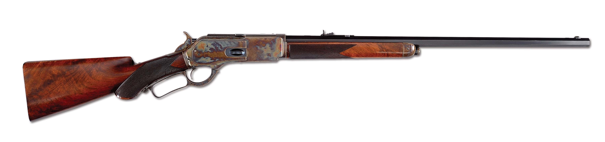 (A) OUTSTANDING WINCHESTER MODEL 1876 .50 EXPRESS RIFLE (1880).