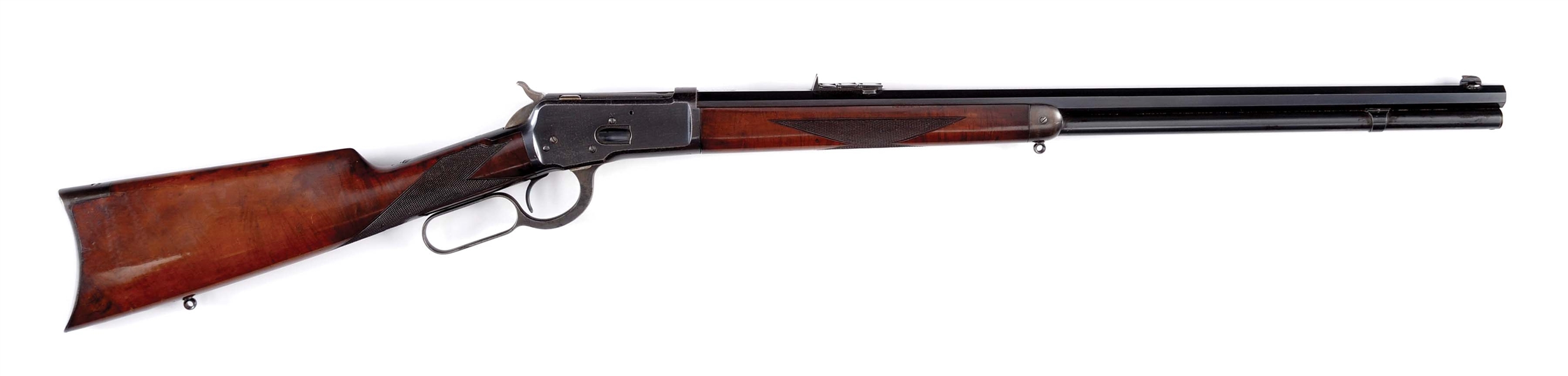 (A) OUTSTANDING DELUXE WINCHESTER MODEL 1892 .44-40 RIFLE.