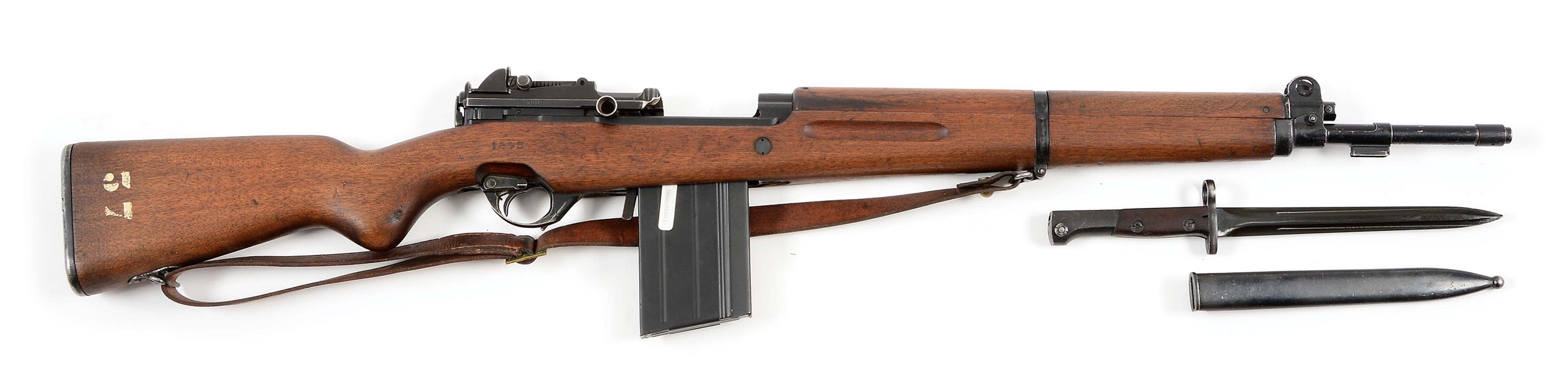 (C) ARGENTINE NAVY CONTRACT FN-49 SEMI-AUTOMATIC RIFLE.