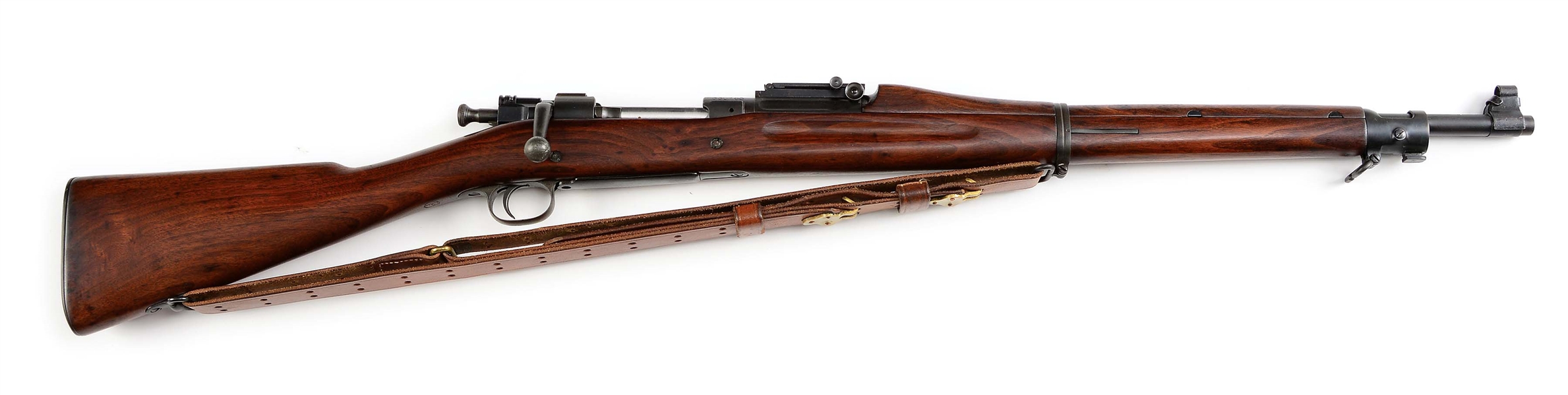 (C) ROCK ISLAND MODEL 1903 BOLT ACTION RIFLE, 10-18 WITH BAYONET.