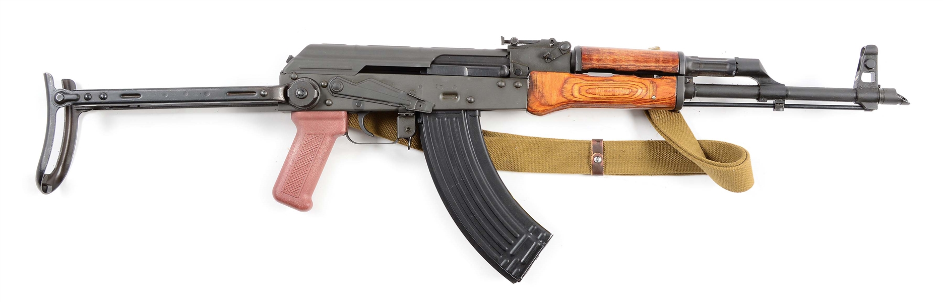 (M) UNDER FOLDER ITM ARMS CLEVELAND, OH MADE MK 98 AK-74 SEMI-AUTOMATIC RIFLE.