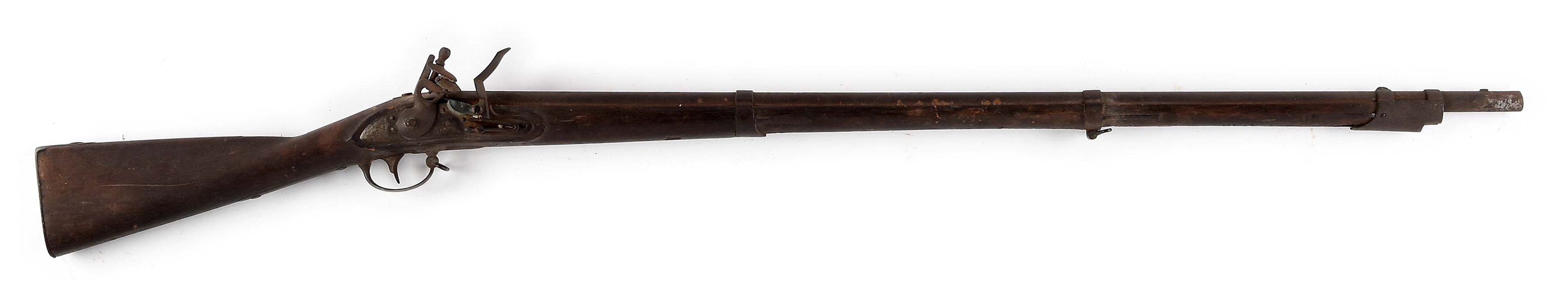(A) U.S. MODEL 1816 FLINTLOCK MUSKET BY WICKHAM OF PHILADELPHIA.