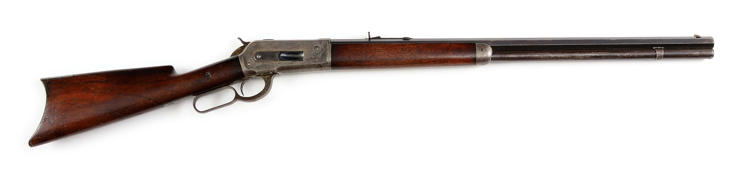 (A) WINCHESTER  ANTIQUE MODEL 1886 LEVER ACTION RIFLE (1891).