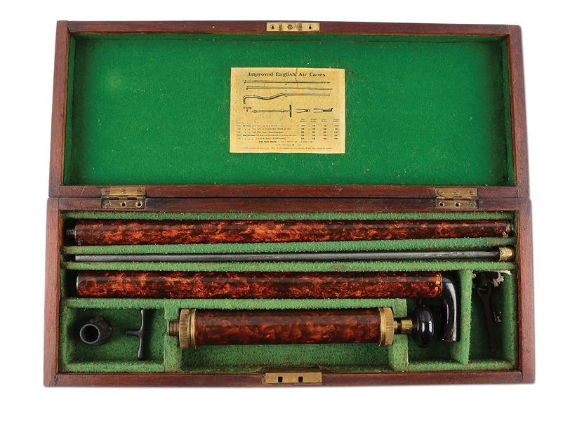 CASED IMPROVED ENGLISH AIR CANE.