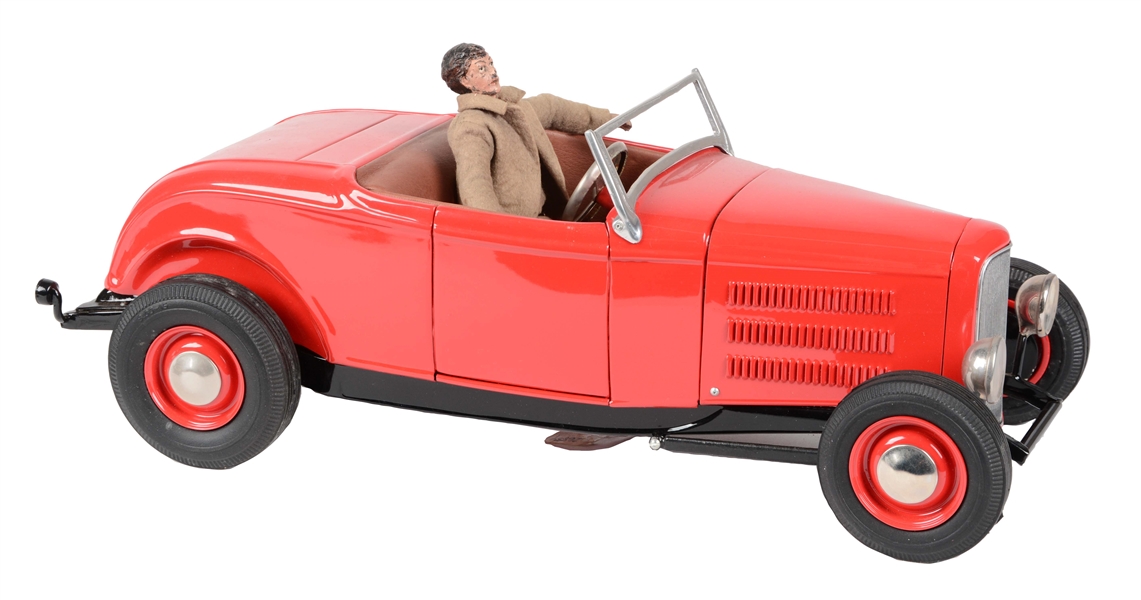 RED DEUCE (1932) HIGH BOY ROADSTER PRESSED STEEL CAR. 