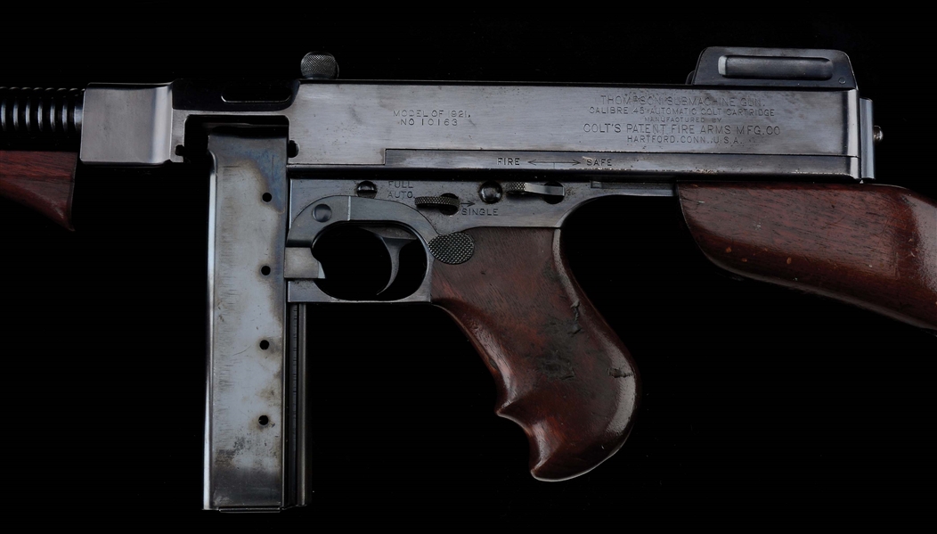 Lot Detail - (N) VERY HANDSOME AND ICONIC COLT THOMPSON 1921AC MACHINE ...