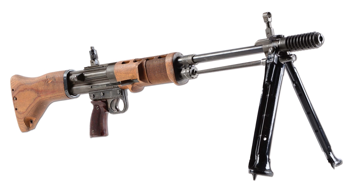 (N) ABSOLUTELY FABULOUS INCREDIBLY SOUGHT AFTER GERMAN FG-42 2ND MODEL MACHINE GUN (FULLY TRANSFERABLE).