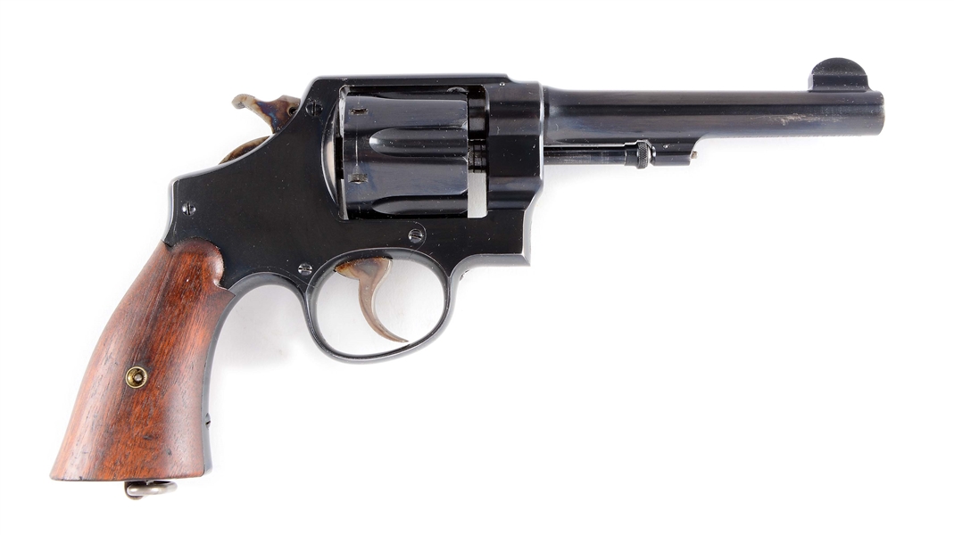 (C) SMITH & WESSON MODEL 1917 U.S. ARMY DOUBLE ACTION REVOLVER.