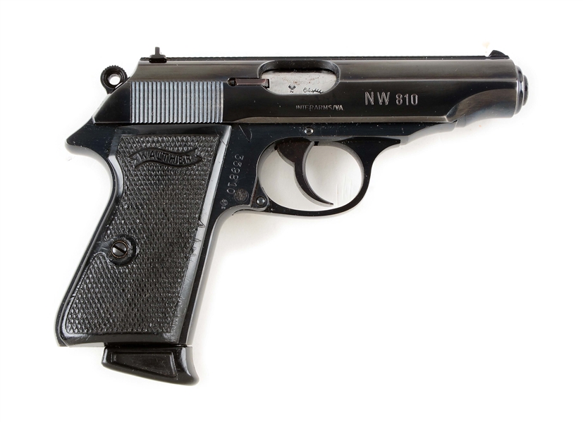 (C) BOXED WALTHER PPSEMI-AUTOMATIC  PISTOL.