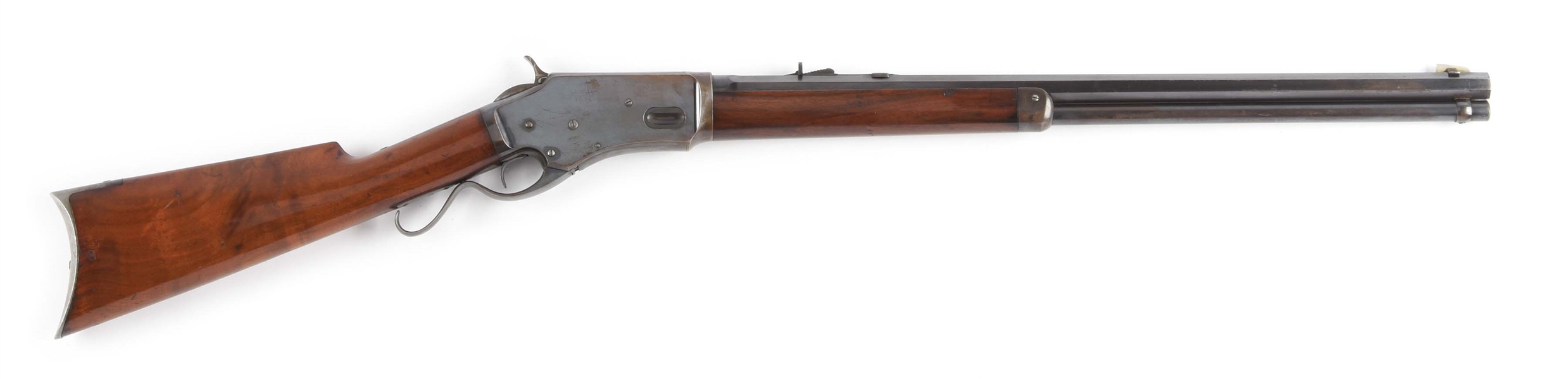 (A) HIGH CONDITION WHITNEYVILLE ARMORY KENNEDY .44 CALIBER LEVER ACTION RIFLE.