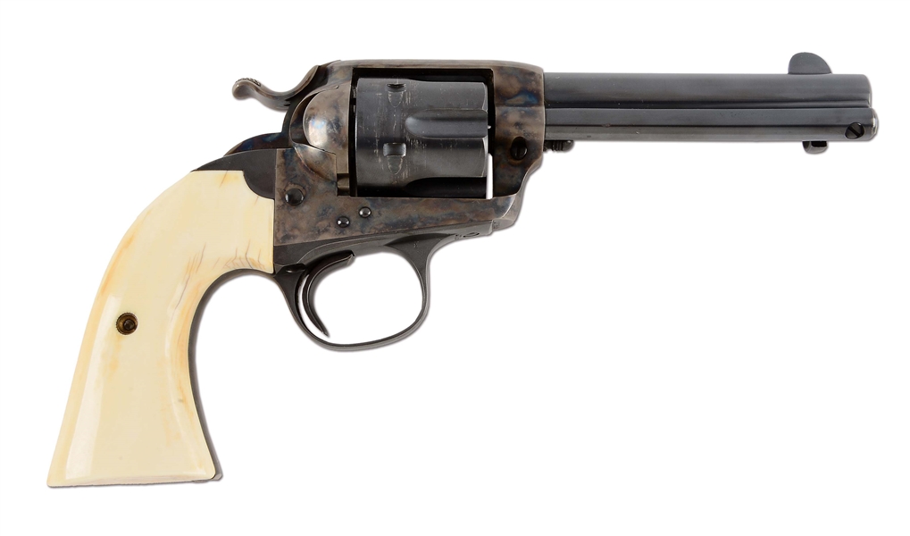 (C) COLT BISLEY FRONTIER SIX SHOOTER .44-40 REVOLVER - TEXAS SHIPPED (1906).