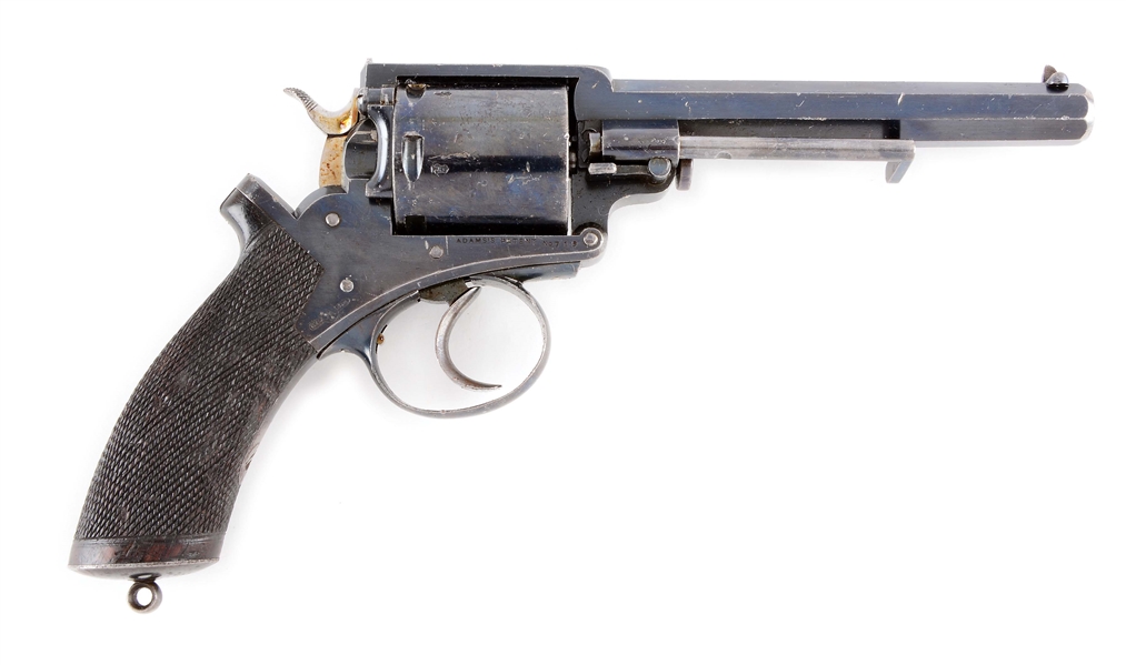 (A) ADAMS PATENT COMMERCIAL MARK II 1867 BRITISH DOUBLE ACTION REVOLVER.
