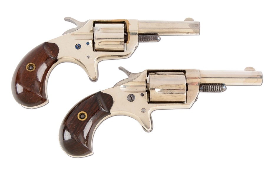 (A)PAIR OF COLT NEW LINE REVOLVERS CAL, 22 & .30 MADE IN 1874