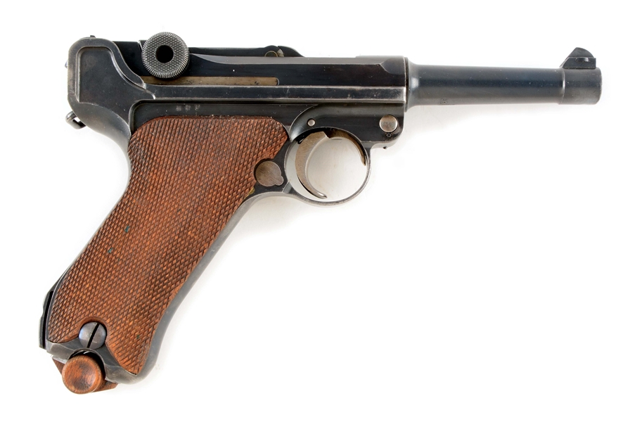 (C) DWM LUGER MODEL 1923 SAFE/LOADED SEMI-AUTOMATIC PISTOL.