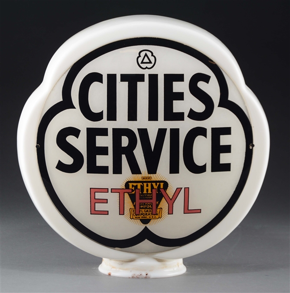 CITIES SERVICE ETHYL COMPLETE GAS GLOBE. 
