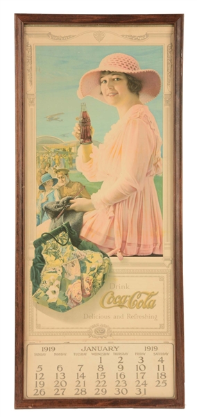 1919 COCA-COLA ADVERTISING CALENDAR. 