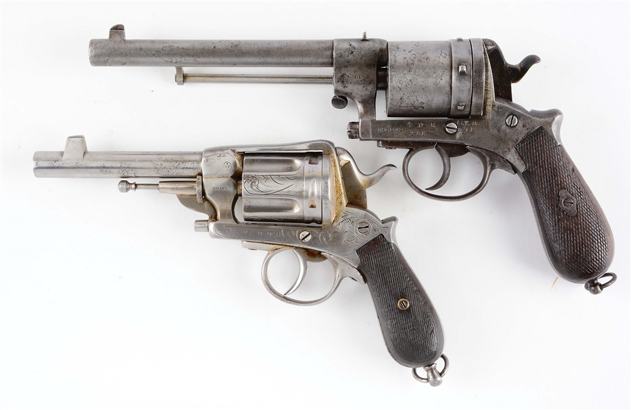 Lot Detail - (A) LOT OF 2 LARGE EUROPEAN REVOLVERS: AUSTRIAN 1870 ...