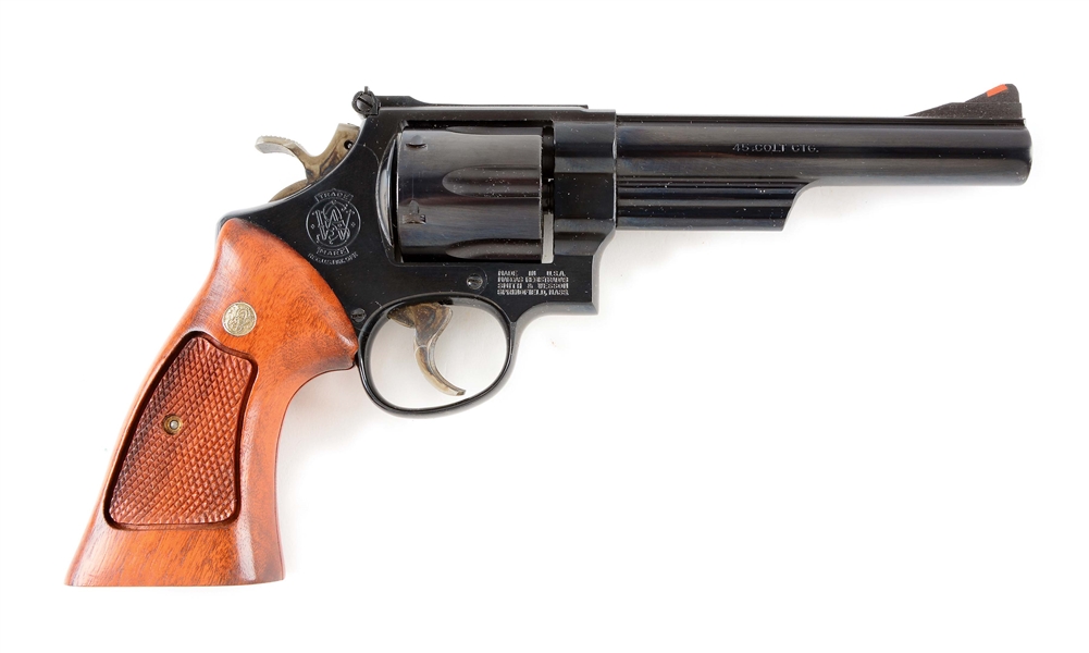 (M) BOXED SMITH & WESSON MODEL 25-5 DOUBLE ACTION REVOLVER.