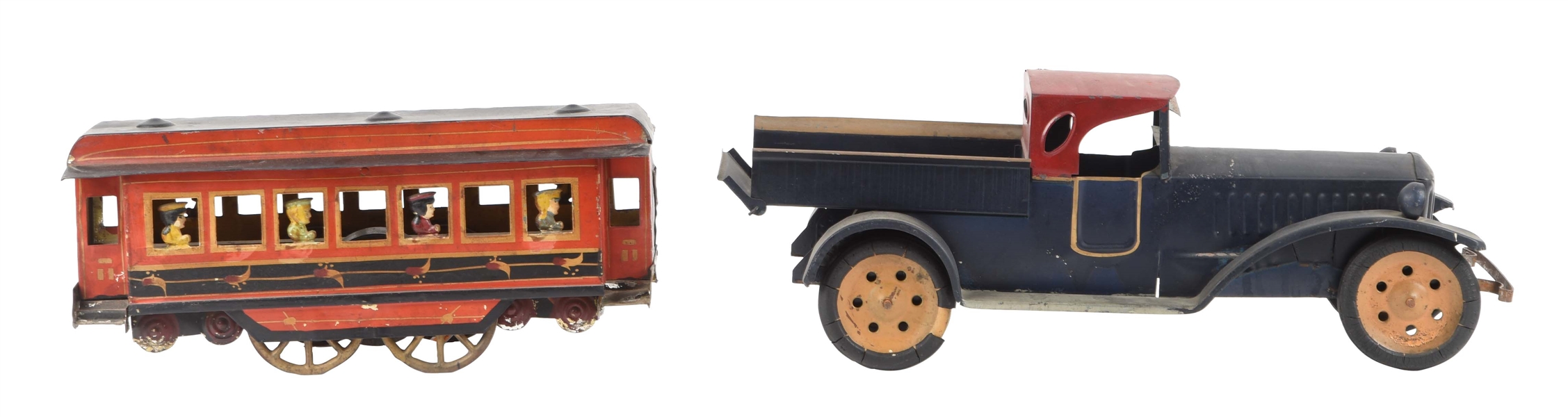 LOT OF 2: PRESSED STEEL AMERICAN MADE VEHICLES.