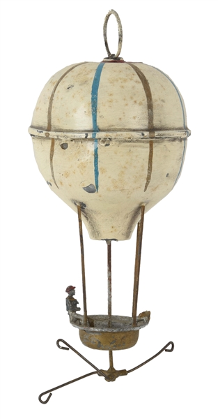 EARLY GERMAN HAND PAINTED BALLOON TOY.