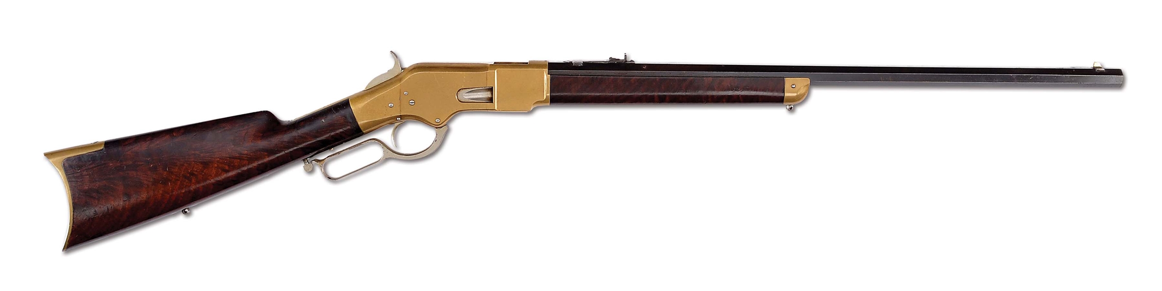 (A) MAGNIFICENT WINCHESTER MODEL 1866 DELUXE RIFLE (1873).