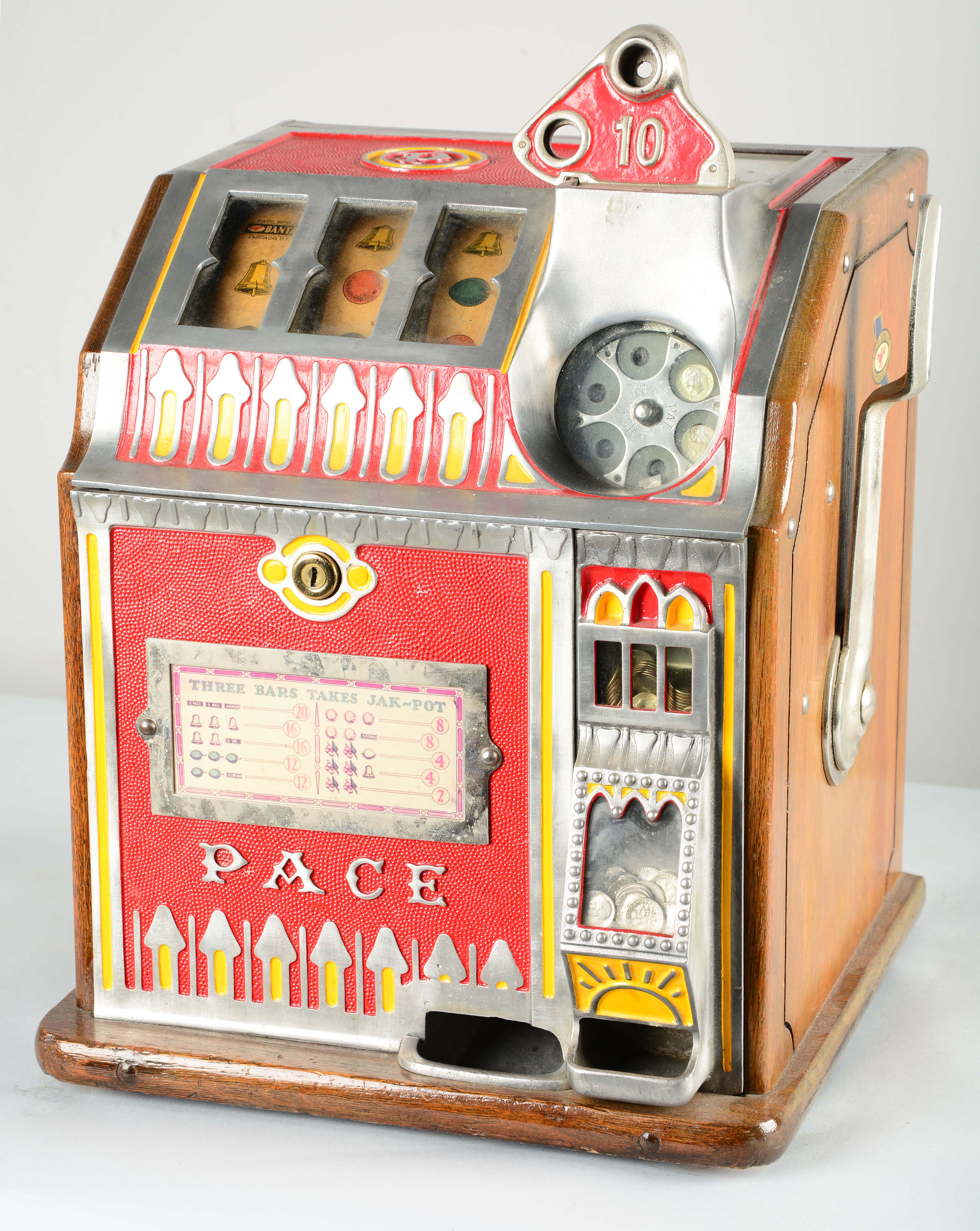 pace 8 star bell nickle slot machine