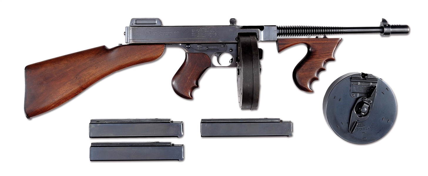 (N) EXTREMELY FINE COLT MODEL 1921 AC THOMPSON MACHINE GUN (CURIO & RELIC).