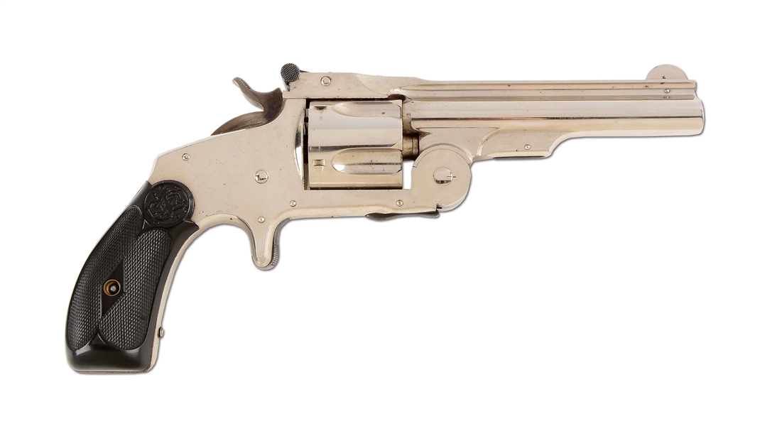 (A) UNFIRED SMITH & WESSON BABY RUSSIAN 1ST MODEL NO. 2 REVOLVER.