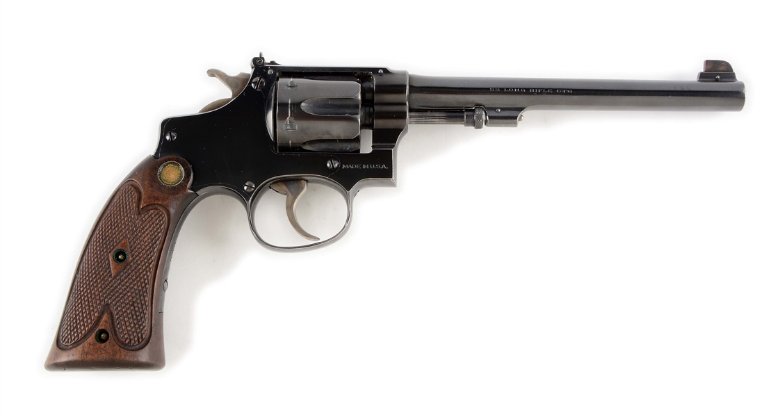 (C) SMITH & WESSON .22/.32 BEKEART MODEL DOUBLE ACTION REVOLVER.
