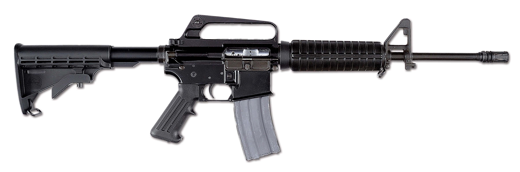 (N) FINE OLYMPIC ARMS REGISTERED M16 CLONE WITH TELESCOPING STOCK (FULLY TRANSFERABLE).