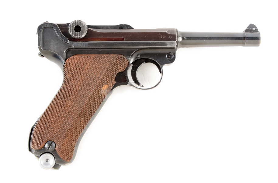 (C) NAZI MARKED 1939 DATED S/42 CODE LUGER SEMI-AUTOMATIC PISTOL.