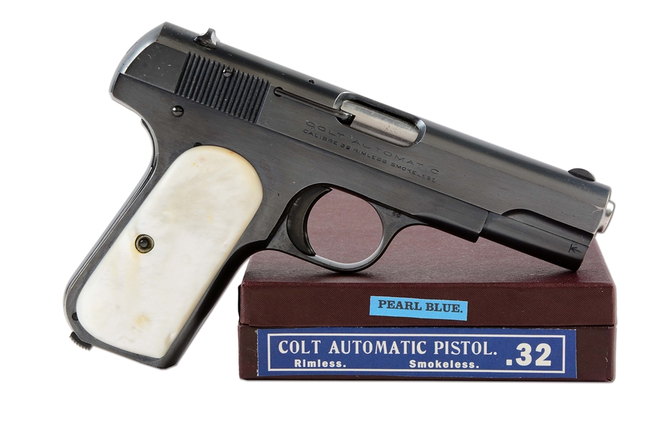 (C) BOXED COLT MODEL 1903 SEMI-AUTOMATIC PISTOL (1921).