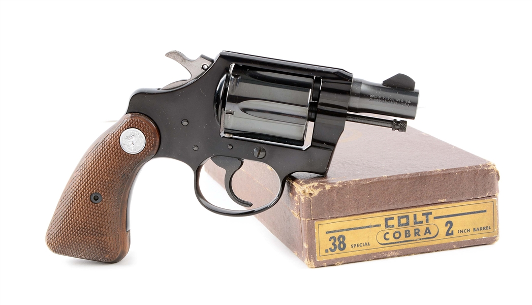 (C) BOXED COLT COBRA 1ST ISSUE DOUBLE ACTION REVOLVER (1967).