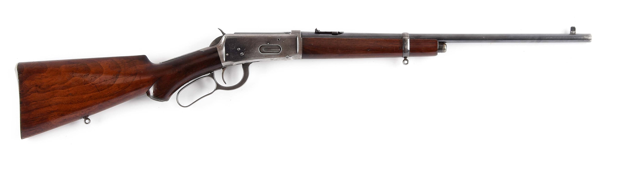 (A) BRITISH PROOFED SPECIAL ORDER WINCHESTER 1894 SEMI-DELUXE LEVER ACTION CARBINE.