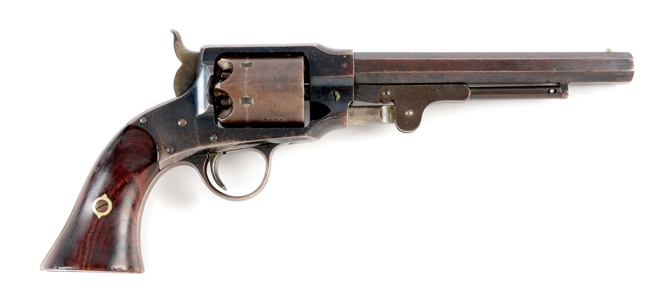(A) ROGERS & SPENCER ARMY MODEL PERCUSSION REVOLVER.