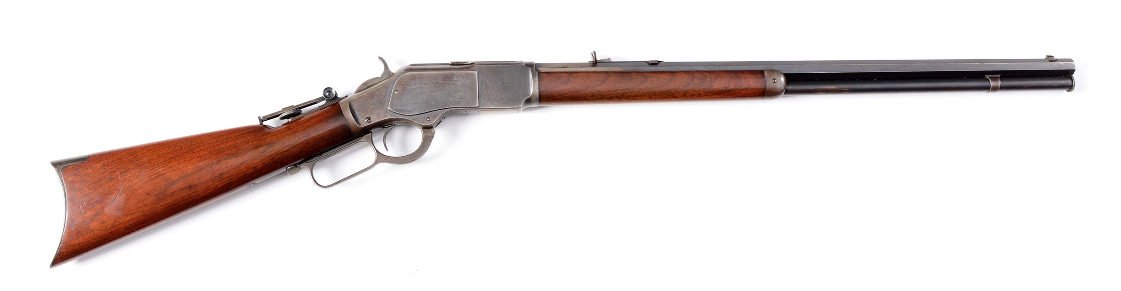(C) WINCHESTER THIRD MODEL 1873 LEVER ACTION RIFLE (1901).