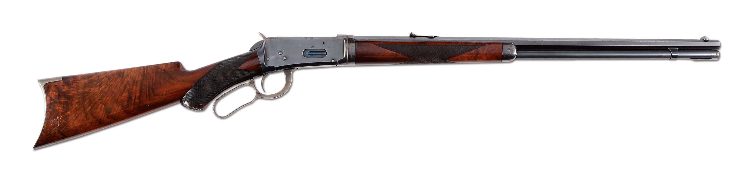 (A) SCARCE SPECIAL ORDER DELUXE TAKEDOWN WINCHESTER MODEL 1894 LEVER ACTION RIFLE (1895).