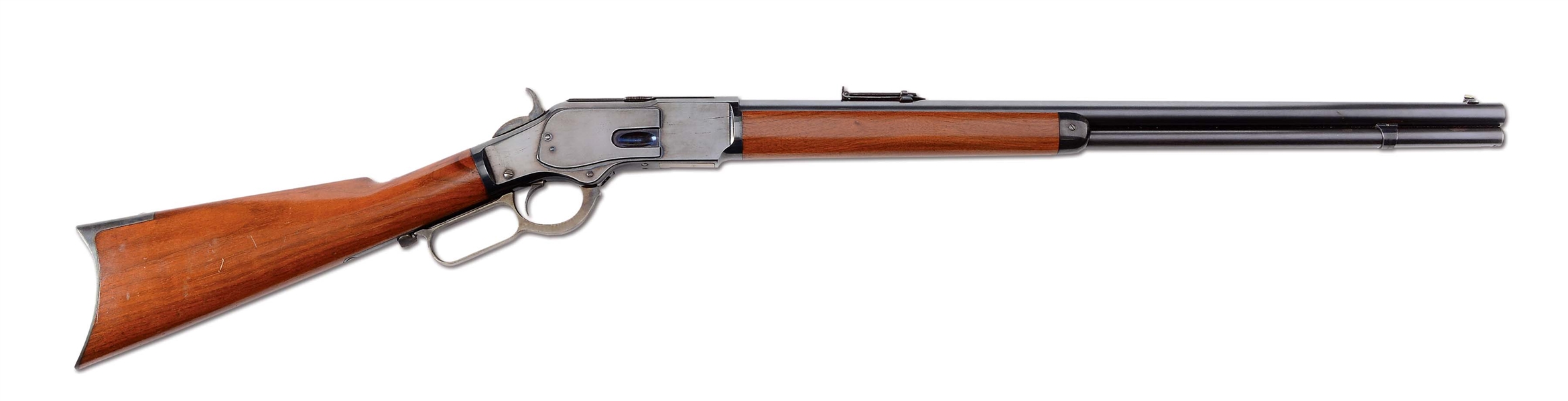 (A) STUNNING WINCHESTER MODEL 1873 LEVER ACTION RIFLE (1883).