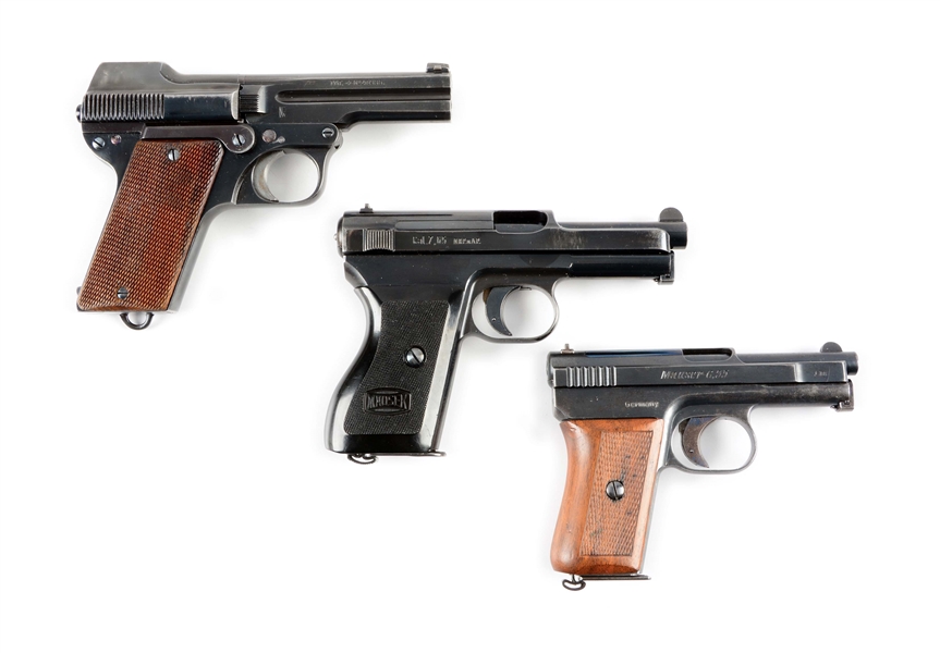 (C) COLLECTOR GROUP MAUSER AND STEYR PISTOLS