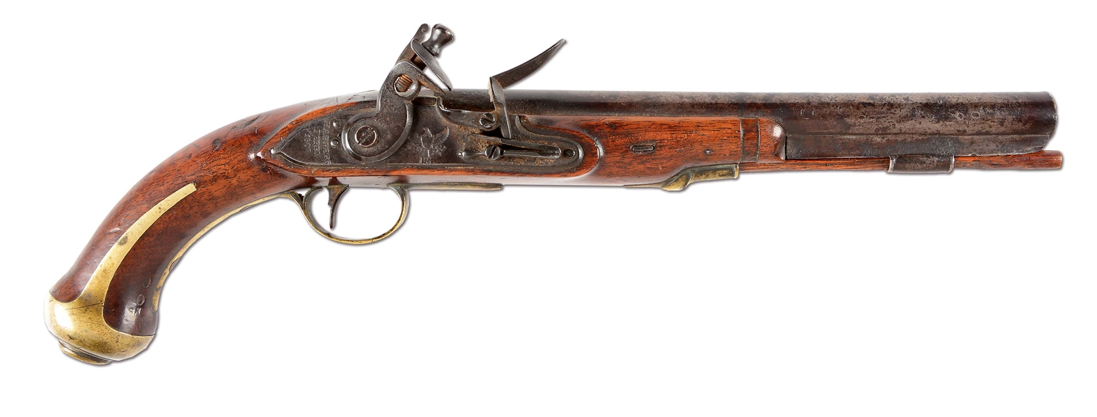 (A) U.S. MODEL 1805 HARPERS FERRY FLINTLOCK PISTOL, NEW TO MARKET, JUST DISCOVERED, WITH PROVENANCE.