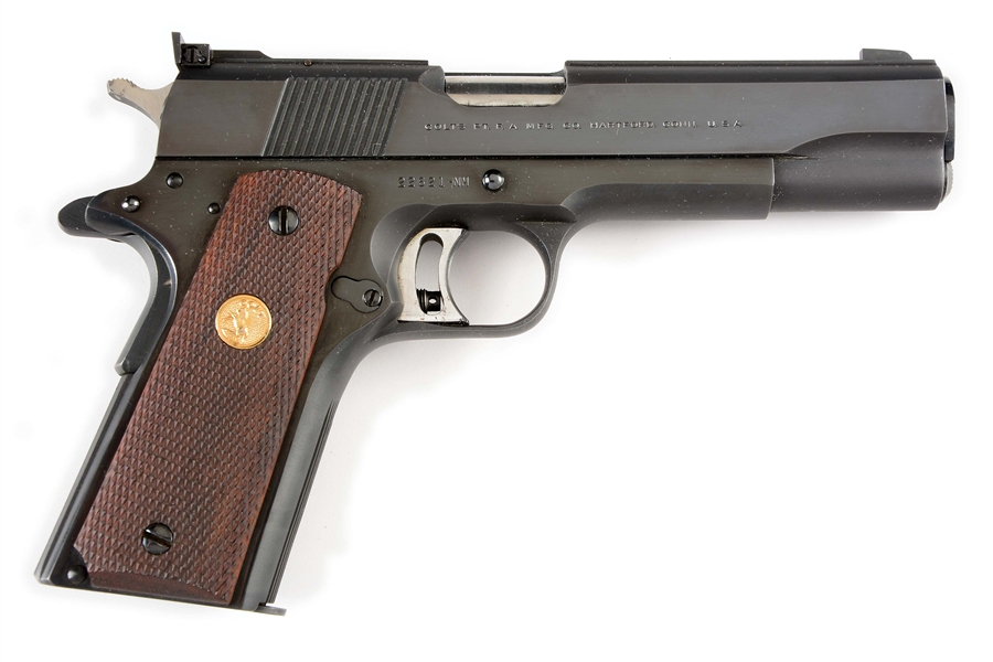 (C) BOXED AS NEW COLT MODEL 1911A1 GOLD CUP NATIONAL MATCH PISTOL (1967).