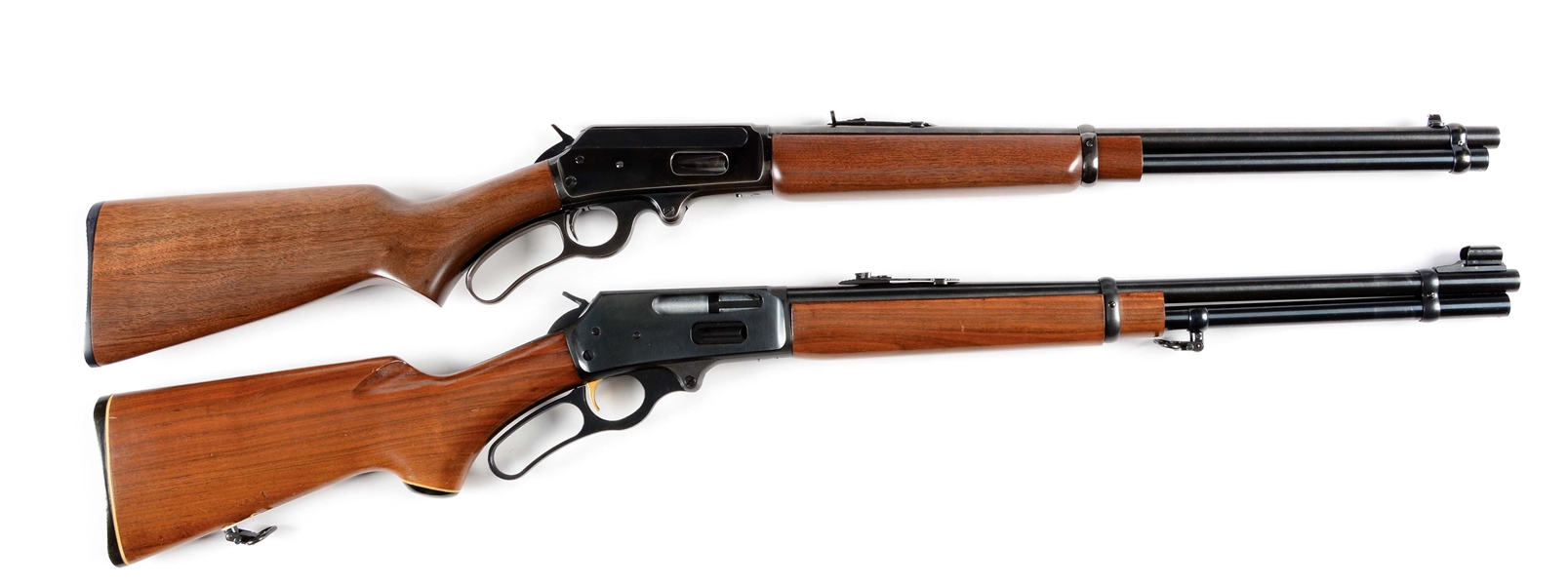 (C) LOT OF 2: MARLIN LEVER ACTION RIFLES.