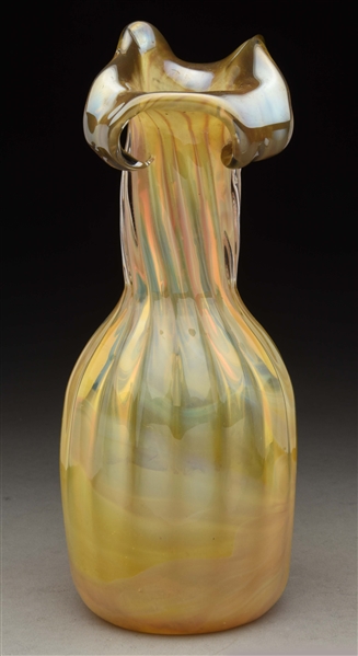 GALLE ART GLASS VASE.