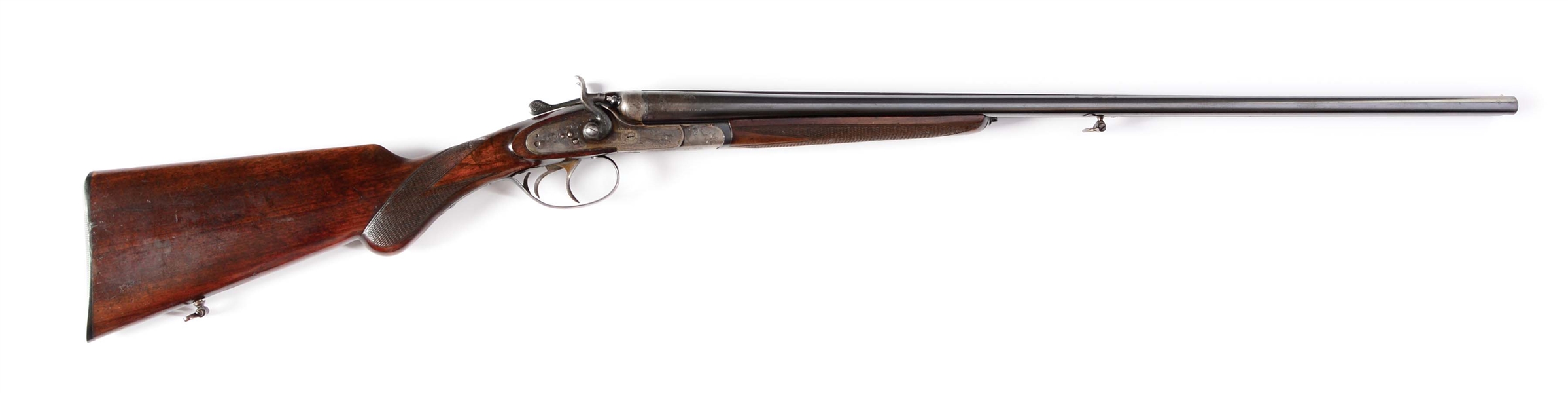 (A) SCARCE ENGRAVED BAYARD 28 GAUGE HAMMERGUN SHOTGUN.