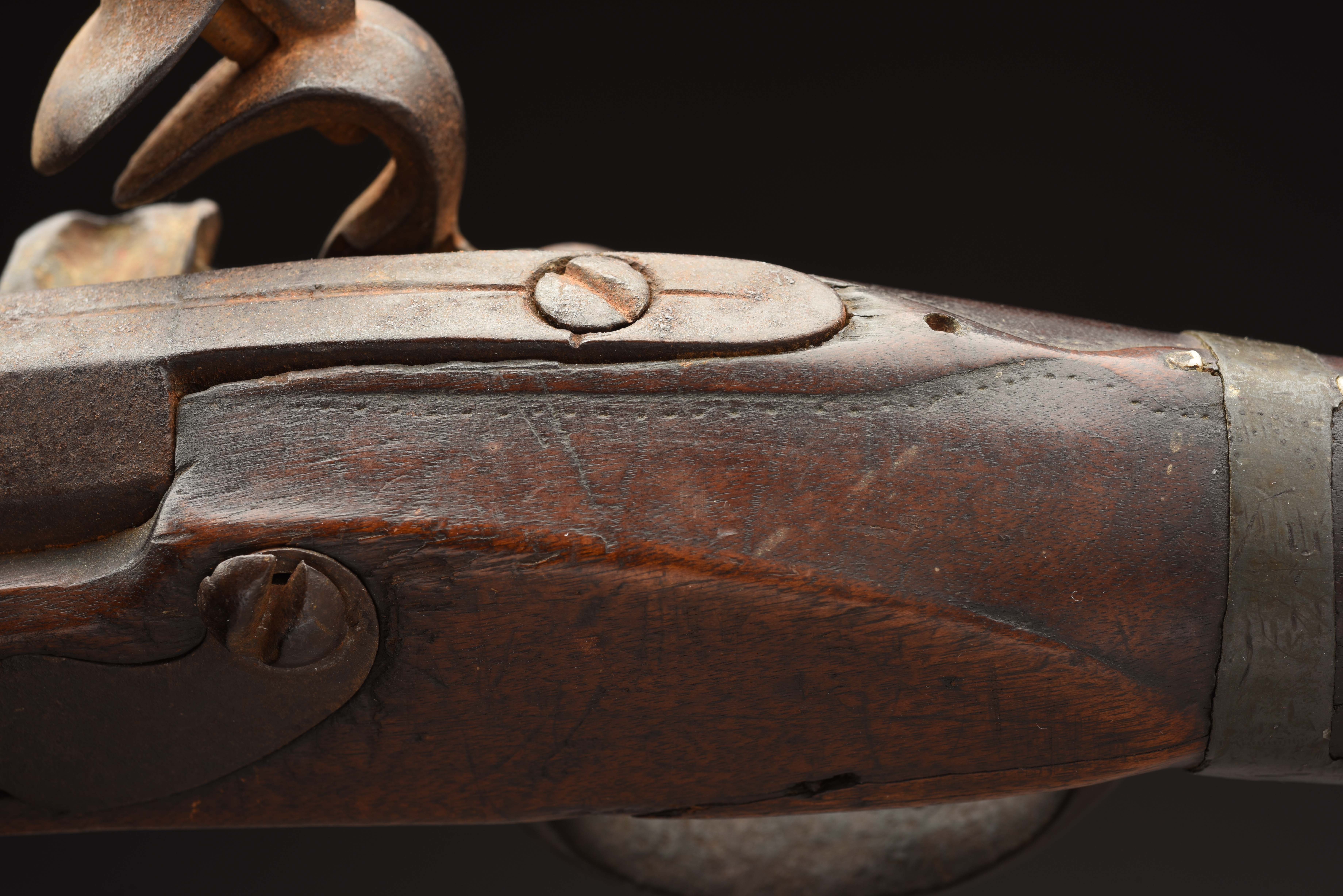 Lot Detail - FINE FRENCH FUSIL DE CHASSE WITH BEAD DECORATION, DATED 1759.