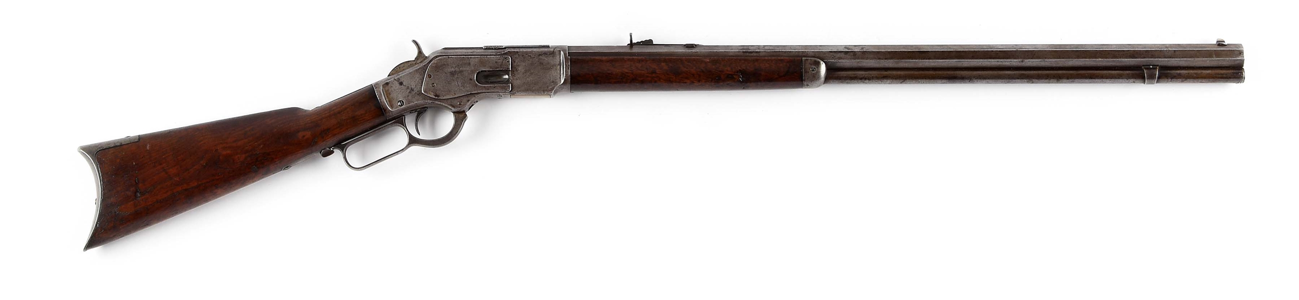 (A) SPECIAL ORDER WINCHESTER 1873 THIRD MODEL HEAVY BARRELED RIFLE.
