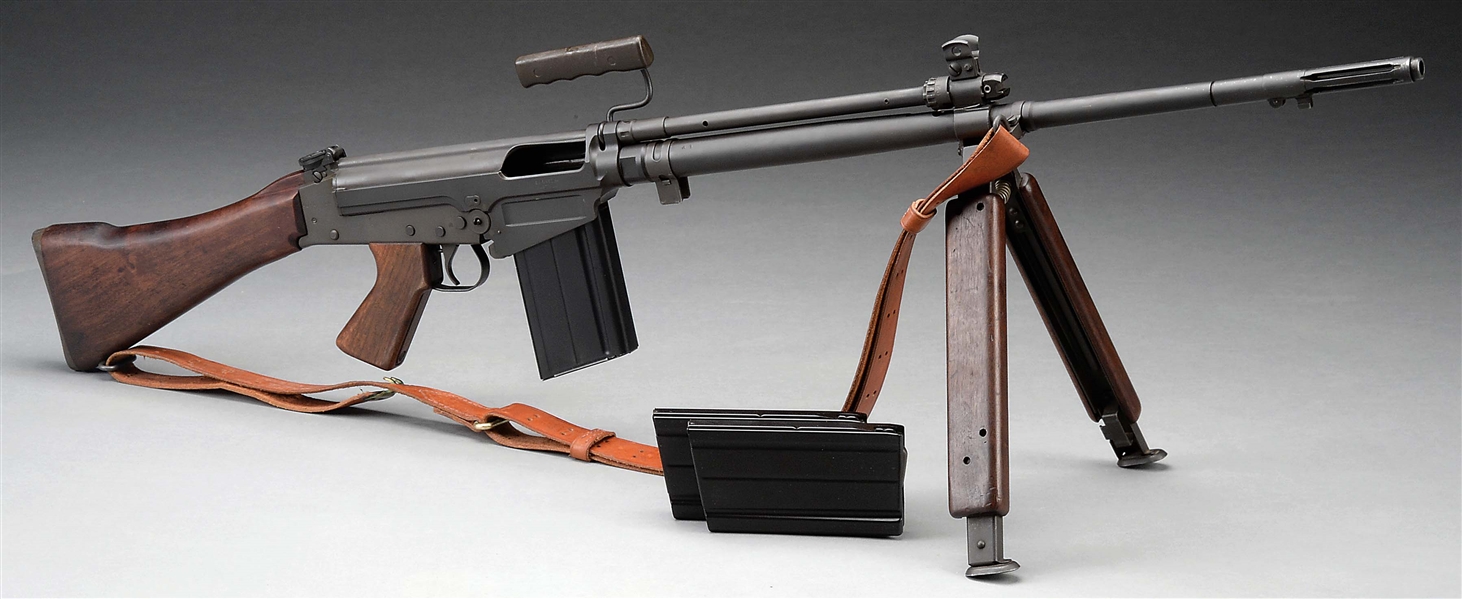 (N) FABULOUS CONDITION DESERT ORDNANCE REGISTERED ORIGINAL AUSTRALIAN FN-FAL L1A1A MACHINE GUN (FULLY TRANSFERABLE).