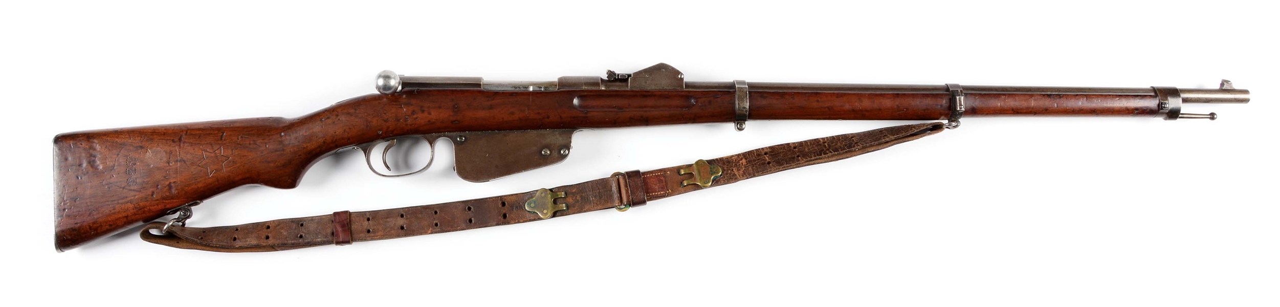 (C) STEYR MANNLICHER M1888 MILITARY RIFLE.