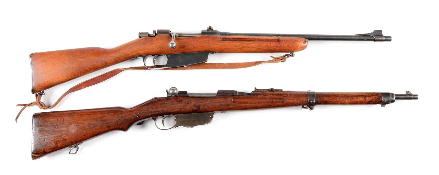 (C) LOT OF 2: PAIR OF MILITARY CARBINES.